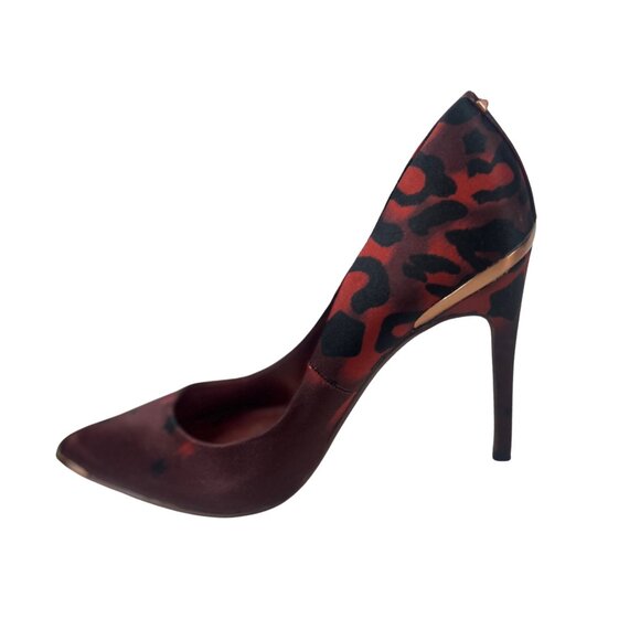 Ted Baker London Iziie Red Satin Pumps Women’s Size 38 – Stiletto Heels - Picture 1 of 8